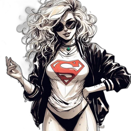 comic book art, concept art, cartoon, fantasy art transparent PNG cut-out
