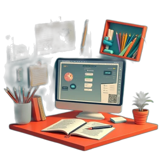 furniture, 3d render, concept art, photorealistic transparent PNG cut-out