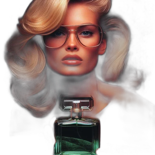 bottle, face, photorealistic, concept art transparent PNG cut-out
