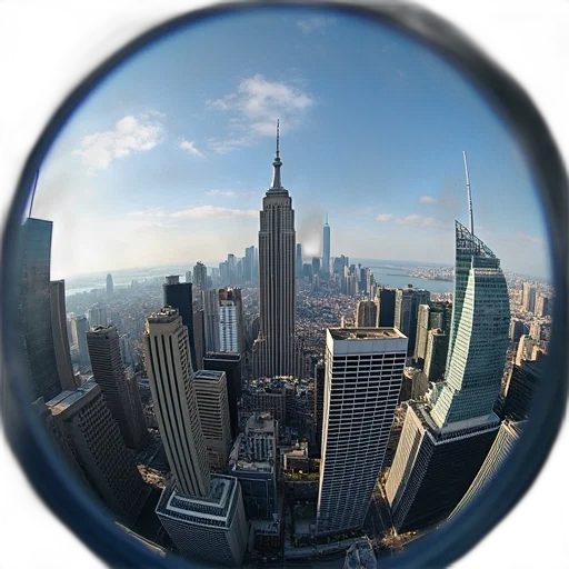 building, photorealistic, 3d render, cityscape transparent PNG cut-out