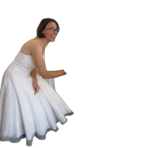 dress, creature, crown, shoes transparent PNG cut-out