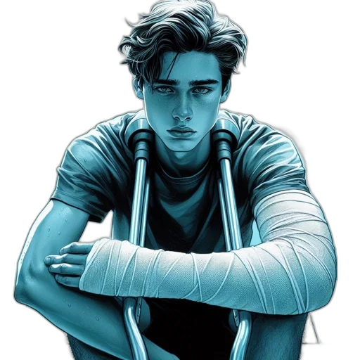 staff, comic book art, concept art, cartoon transparent PNG cut-out