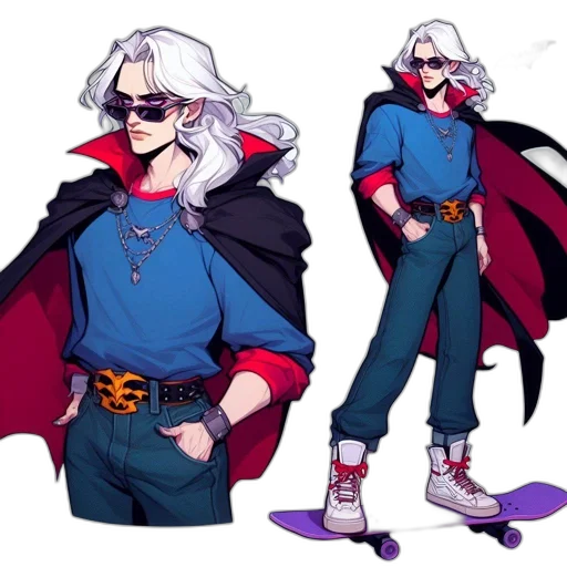 jacket, concept art, comic book art, fantasy art transparent PNG cut-out