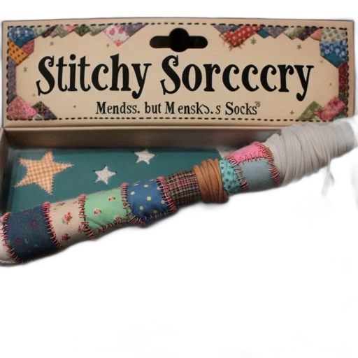 staff, package, stitchy, sorcery transparent PNG cut-out