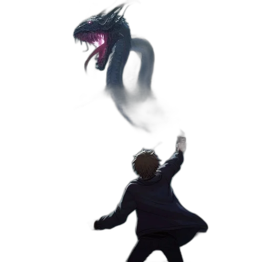 dragon, creature, animal, hair transparent PNG cut-out