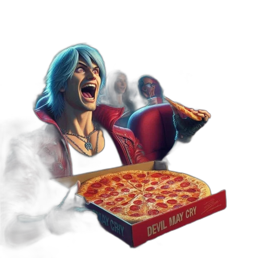 food, jacket, concept art, 3d render transparent PNG cut-out