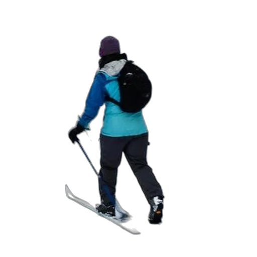 staff, 3d render, person, cross-country transparent PNG cut-out