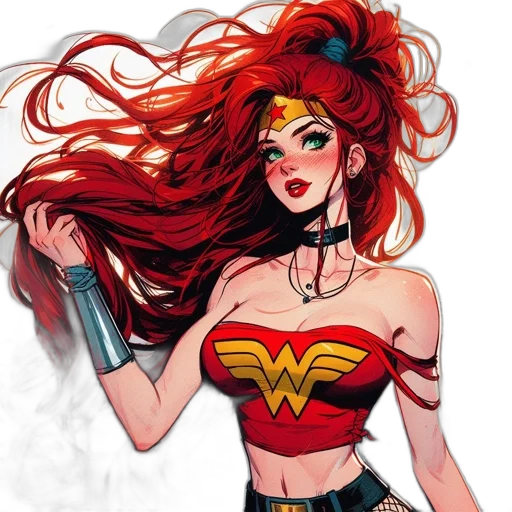 comic book art, concept art, fantasy art, cartoon transparent PNG cut-out