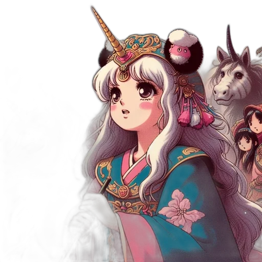 dragon, staff, fantasy art, anime transparent PNG cut-out