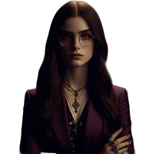 jewelry, jacket, dress, staff transparent PNG cut-out