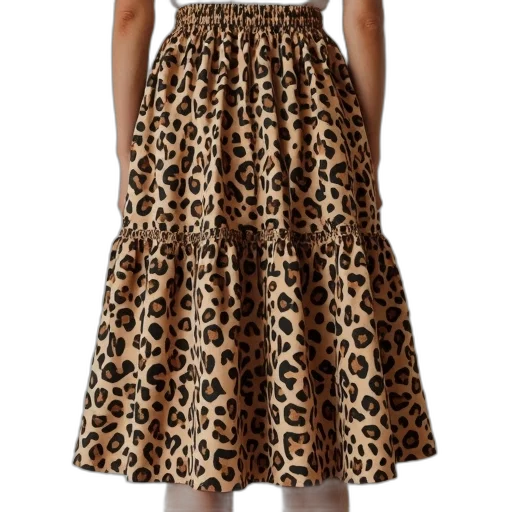 dress, earth tones, monochrome, leopard transparent PNG cut-out