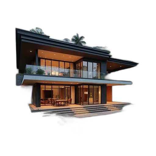 building, 3d render, photorealistic, concept art transparent PNG cut-out