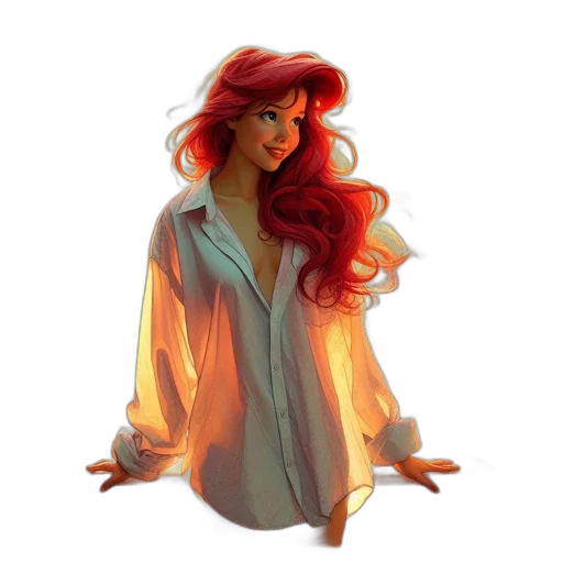 dress, hair, fantasy art, concept art transparent PNG cut-out