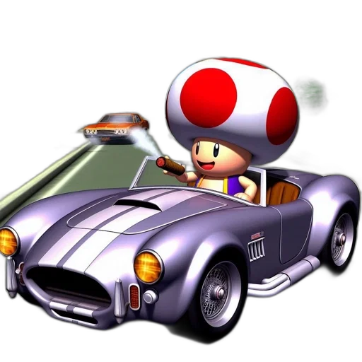 car, concept art, 3d render, pixel art transparent PNG cut-out