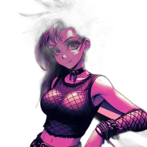 mask, dress, cyberpunk, concept art transparent PNG cut-out
