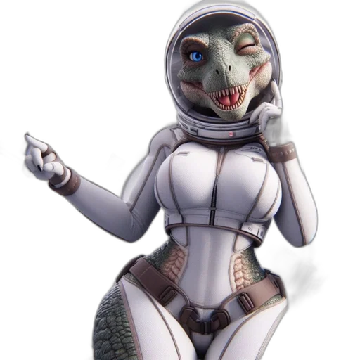 robot, creature, staff, dress transparent PNG cut-out