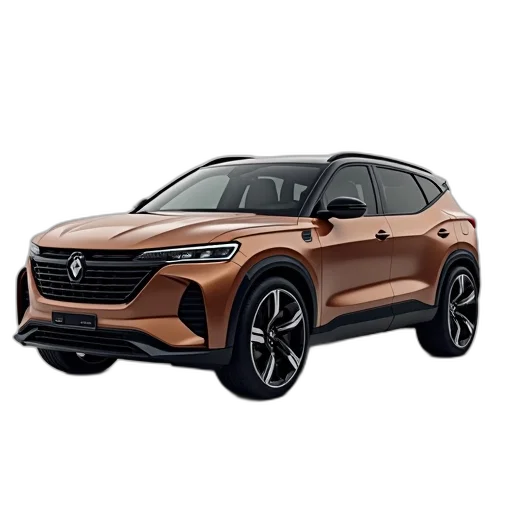 car, brown, suv, sleek transparent PNG cut-out