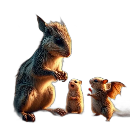 animal, staff, concept art, fantasy art transparent PNG cut-out