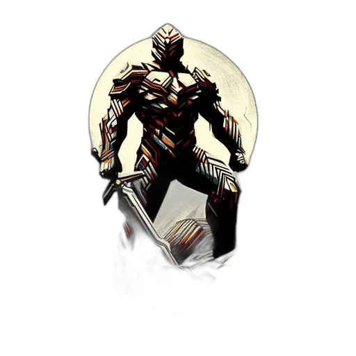 sword, weapon, robot, mask transparent PNG cut-out