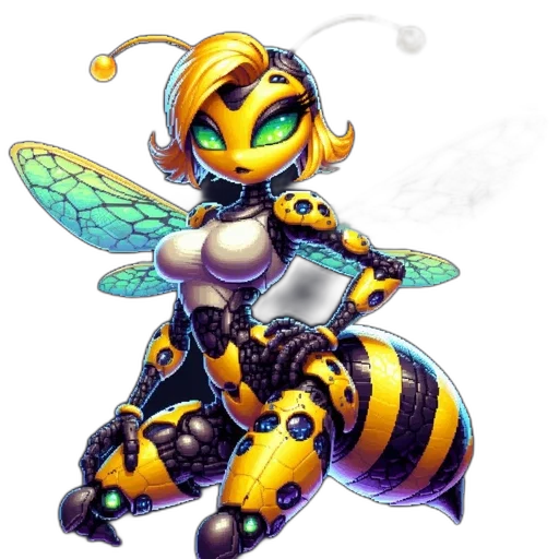 robot, concept art, pixel art, fantasy art transparent PNG cut-out