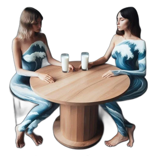 furniture, dress, concept art, 3d render transparent PNG cut-out