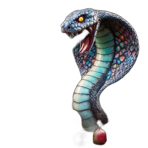 dragon, creature, animal, staff transparent PNG cut-out