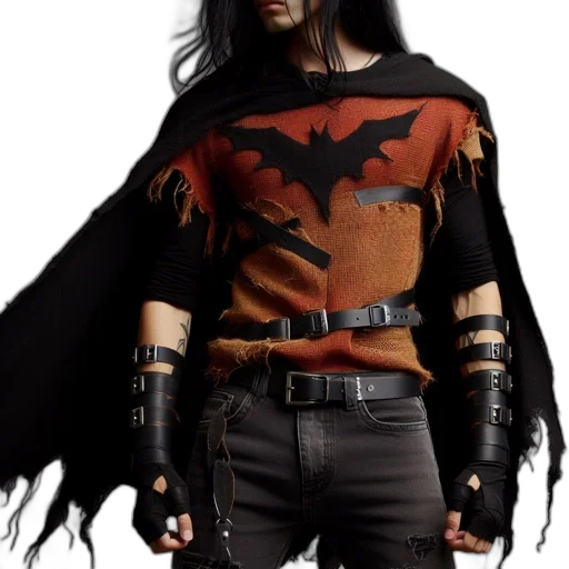 jacket, concept art, cyberpunk, fantasy art transparent PNG cut-out
