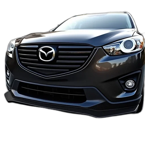 car, 3d render, photorealistic, mazda transparent PNG cut-out