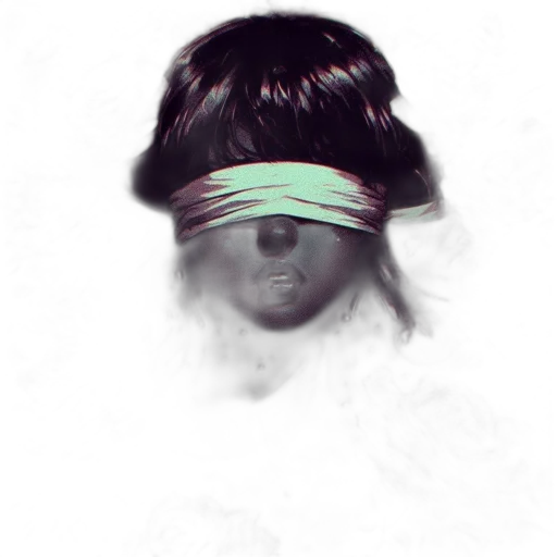 mask, face, hair, creature transparent PNG cut-out