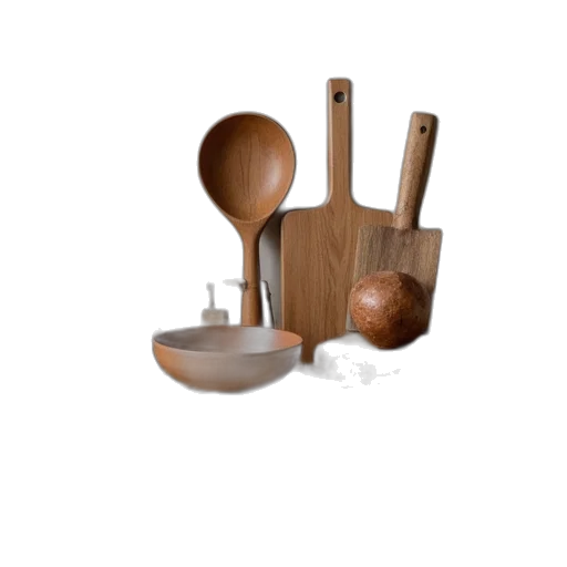 furniture, food, 3d render, photorealistic transparent PNG cut-out