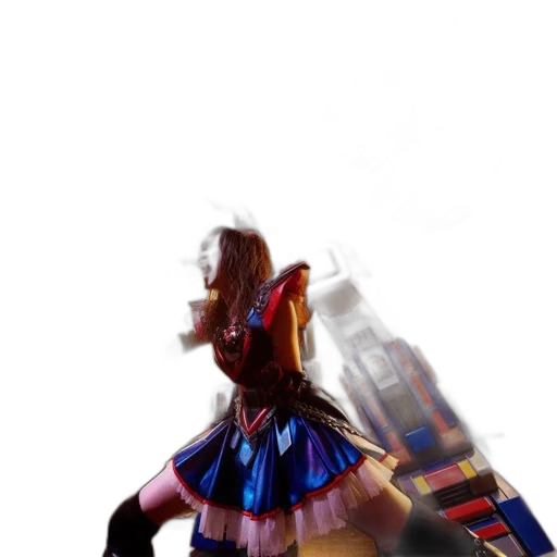 dress, robot, weapon, creature transparent PNG cut-out