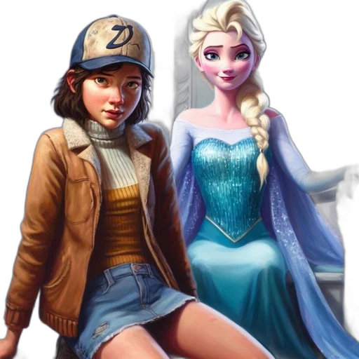concept art, comic book art, fantasy art, 3d render transparent PNG cut-out
