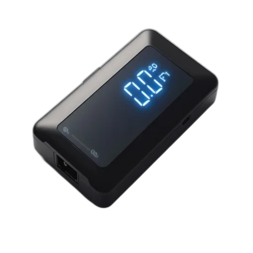 black, electronic, device, blue transparent PNG cut-out
