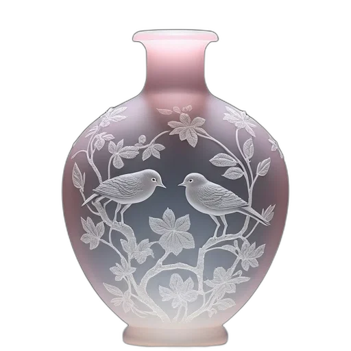 bottle, photorealistic, 3d render, oil painting transparent PNG cut-out