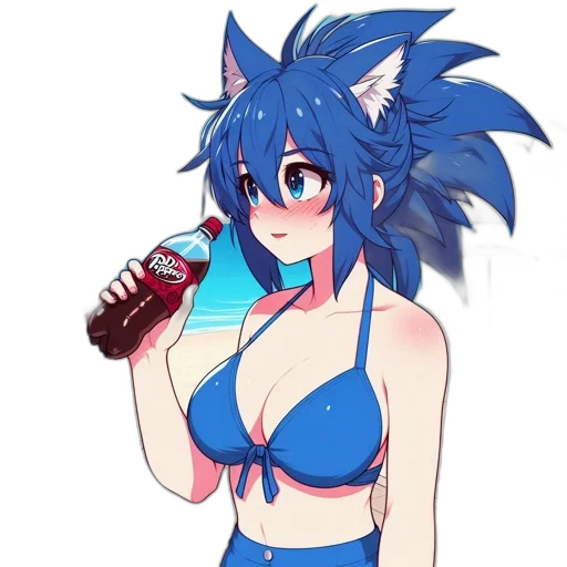 bottle, creature, animal, anime transparent PNG cut-out