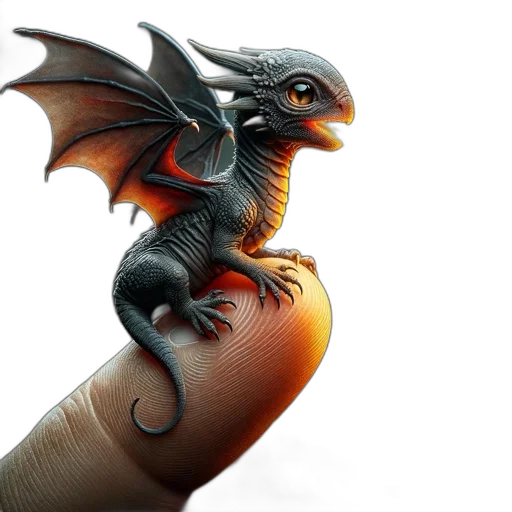 dragon, sword, weapon, fantasy art transparent PNG cut-out