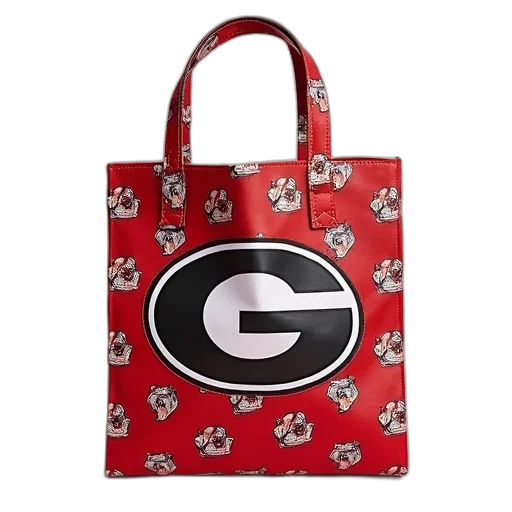 red, georgia, bulldogs, allover transparent PNG cut-out