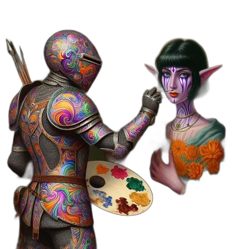 jewelry, mask, staff, robot transparent PNG cut-out