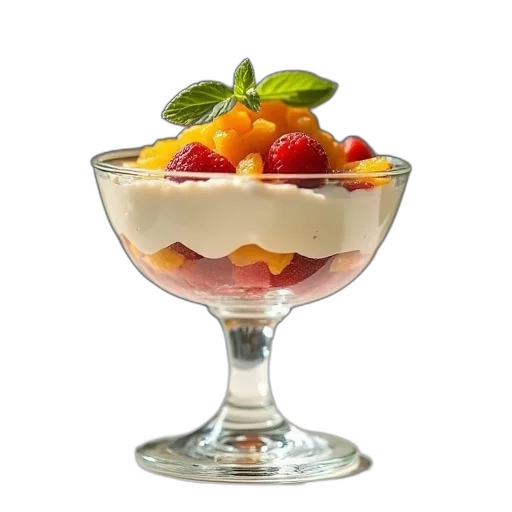food, crown, photorealistic, 3d render transparent PNG cut-out