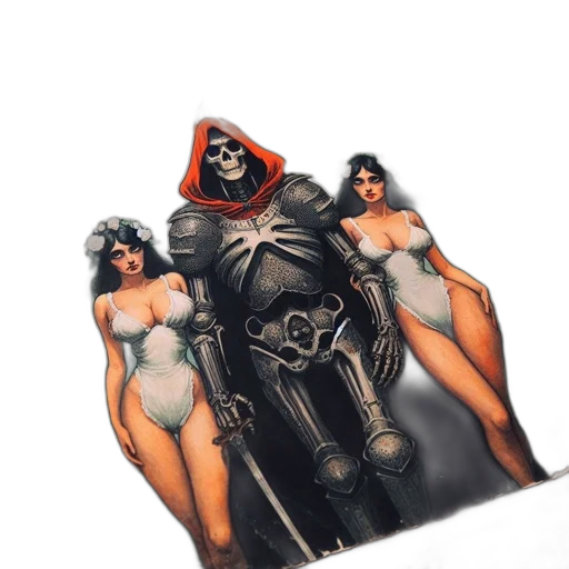 jacket, mask, robot, weapon transparent PNG cut-out