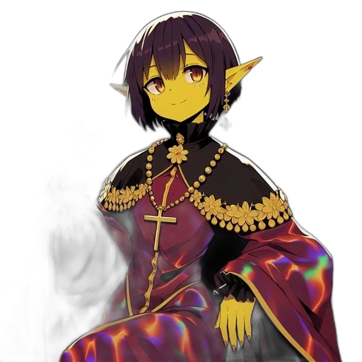 staff, dragon, dress, mask transparent PNG cut-out