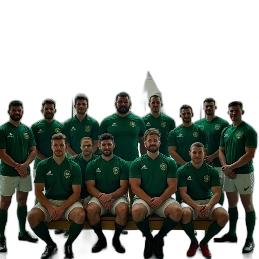 staff, ireland, rugby, team transparent PNG cut-out
