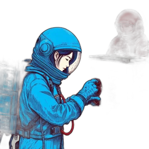 jacket, mask, robot, face transparent PNG cut-out