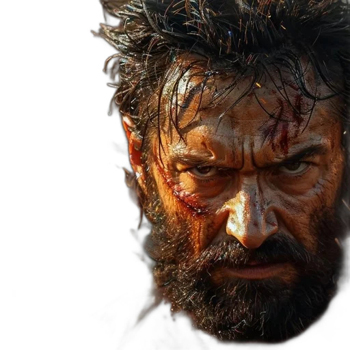 face, photorealistic, concept art, 3d render transparent PNG cut-out