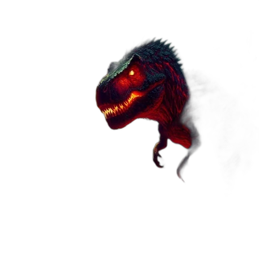 dragon, creature, animal, staff transparent PNG cut-out