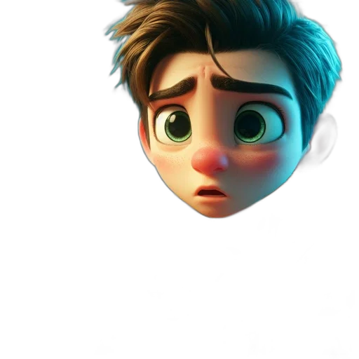 face, hair, creature, robot transparent PNG cut-out
