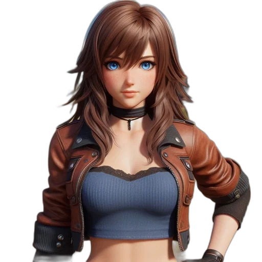 jacket, face, concept art, fantasy art transparent PNG cut-out