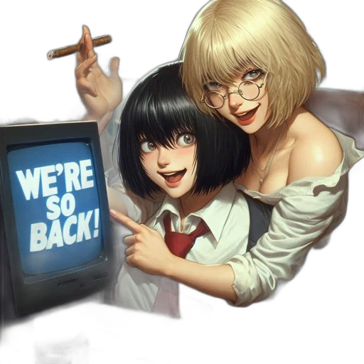 anime, concept art, comic book art, cartoon transparent PNG cut-out