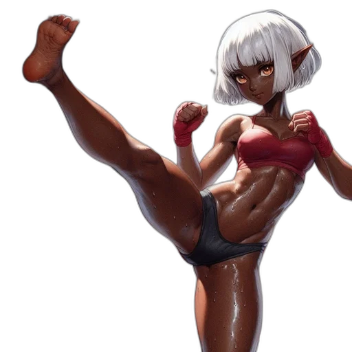 concept art, 3d render, comic book art, anime transparent PNG cut-out
