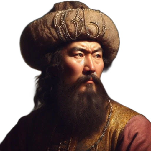 face, crown, hat, staff transparent PNG cut-out